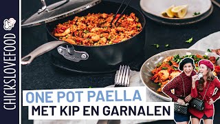 DEZE ONE POT PAELLA IS GEZOND EN MAKKELIJK  CHICKSLOVEFOOD [upl. by Blasius72]