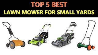 Best Lawn Mower for Small Yards  2020 [upl. by Kalagher]