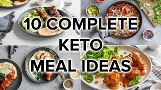 10 Easy Low Carb amp Keto Meal Ideas Side Dish Included [upl. by Craner]