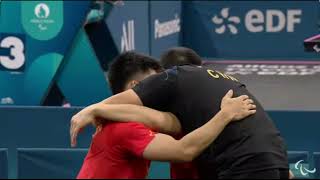 Paralympic Para Table Tennis MD8 Men’s Doubles Gold Medal paris2024 paralympics paratt [upl. by Kinna425]