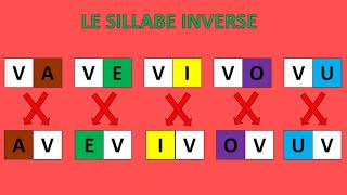 LE SILLABE INVERSE V [upl. by Soloman]