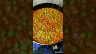 Matar paneer ki sabjirecipe cooking shots video [upl. by Edobalo]