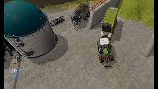 Making silage for Our Biogas Plant Pt II  Farming Simulator 22  No Commentary S1EP44 [upl. by Wallack32]