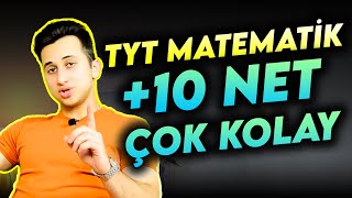 TYT MATEMATİK 1015 NET İÇİN EN KOLAY KONULAR [upl. by Artied]