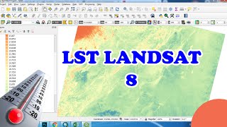 Land surface temperature Landsat 8  la temperature Landsat 8 [upl. by Anawaj]