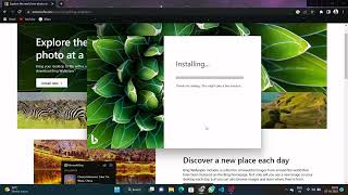 How to Install Bing Wallpaper on Windows 11 in 2023 amp Setup new daily wallpaper on windows 11 [upl. by Aspasia]