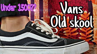 Vans Old Skool Unboxing amp Review  First Copy  Vans Old Skool Price In India [upl. by Rivy240]