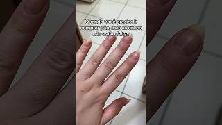 Fazendo as unhas pra comprar pão 🥖 unhas nails nailart asmr asmrnails esmaltacao unhasfortes [upl. by Eiznekcm]