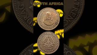 South Africa ½ Cent 1961shorts coinnotesz [upl. by Gavra]