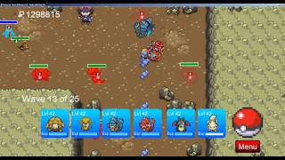 Pokemon Tower Defense  Digletts Cave Walkthrough  No Whirlwind [upl. by Tacy]