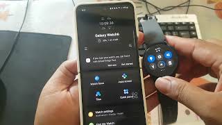 Samsung Galaxy Watch 6 How to Add or Remove Quick panel using Samsung Galaxy Z Flip 5 Android 13 [upl. by Kurtz902]