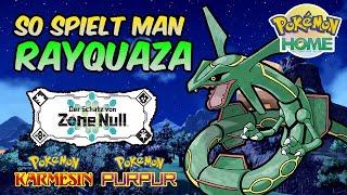 SO SPIELT MAN RAYQUAZA IM DLC VON POKEMON KARMESIN PURPUR [upl. by Bbor145]