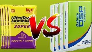 Ultratech Super Cement VS Dalmia DSP Cement  Ultratech Super Cement  Dalmia DSP VS Ultratech Super [upl. by Oiretule615]