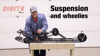 Snowmobile suspension And how to wheelie setup [upl. by Drahnreb692]