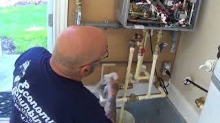 Proper installation of a Rinnai condensing tankless water heater [upl. by Ahmed]