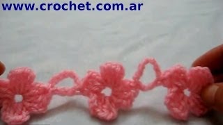 Punto MARGARITA en tejido crochet o ganchillo Parte 2 tutorial paso a paso Moda a Crochet [upl. by Zipnick]