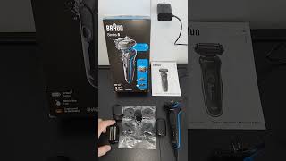 Braun Electric Razor Review braun electricrazor razor shaving youtubeshorts youtubeshortsvideo [upl. by Korwin]