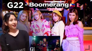 REACTING ON G22quot Boomerangquot🇵🇭  Philipino girl group  Reaction by Nepalese girl 🇳🇵 [upl. by Marley]