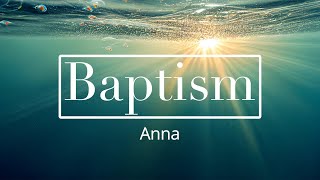 Baptism Anna Lewis [upl. by Askwith695]