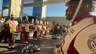 Bethune Cookman University Drumline Homecoming 2024 HalfTime Tunnel [upl. by Harmon]