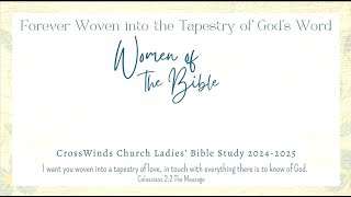 Women of the Bible  Lesson 6 Jochebed amp Miriam 20241023 WBS [upl. by Eniarol]