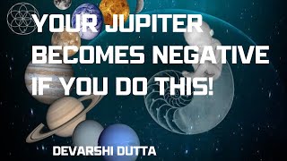 Most negative Jupiter Karma  Devarshi Dutta [upl. by Maighdiln2]