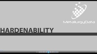 Hardenability – Steel – Snippet from ‘Steel Metallurgy’ [upl. by Rikahs415]