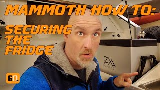 How To Secure the Fridge on a Mammoth Overland Trailer [upl. by Converse252]