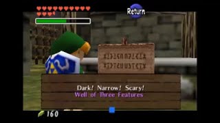 Ocarina of Time N64  How to get the Lens of Truth [upl. by Boccaj]