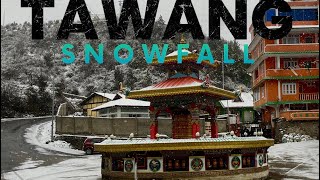 After snowfall beautiful Tawang snowfall [upl. by Pennebaker]