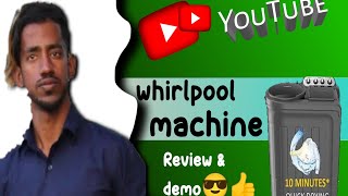 whirlpool semiautomatic washing machine 11kg demo and review 😎👍 whirlpool washingmachine public [upl. by Kcirddet]