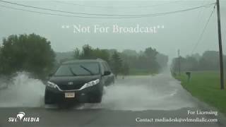 Millersport Ohio  Major Flooding  July 13th 2017 [upl. by Yanahs370]