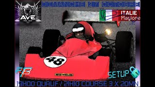 AVEDIS FAIR PLAY rFactor 2 OPEN FORMULE Renault75 sur MAGIONE [upl. by Filmer]