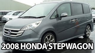 2008 HONDA STEPWAGON SPADA 24SZ for sale [upl. by Pearman142]