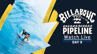 WATCH LIVE Billabong Pro Pipeline 2023  Day 3 [upl. by Weksler]