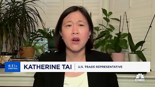 US Trade Representative Katherine Tai on raising China tariffs [upl. by Asseret39]