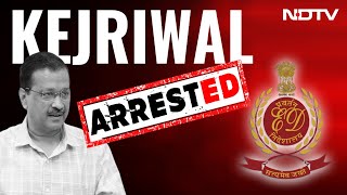 Arvind Kejriwal Arrested  Arvind Kejriwal Arrested By ED In Liquor Policy Case  NDTV 24x7 LIVE TV [upl. by Close186]