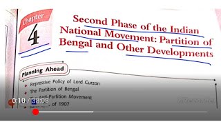 ICSE class 10 history chapter 4 Second phase of Indian National Movement partition of Bengal and oth [upl. by Notslar]