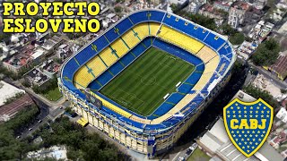 Bombonera  Proyecto Esloveno  Boca Futuro Estadio [upl. by Annaitat]