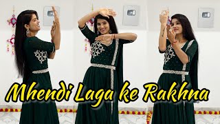 Mehndi Laga ke Rakhna 💚 Mehndi function  Wedding Choreography  Dance Video  Seema Rathore [upl. by Alyce]