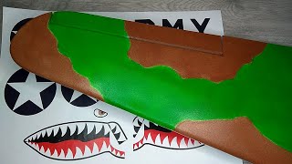 RC Plane painting DIY Warbird Camouflage [upl. by Heimlich]