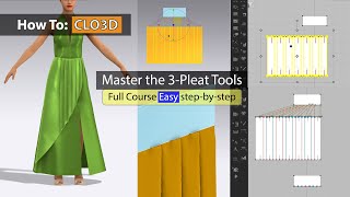 How To Use CLO Pleats  Pleats Tool  Easy Step by Step [upl. by Emad806]