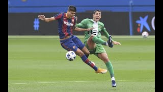 Santiago Ramos Mingo vs Cornellà ● Barcelona B [upl. by Dlorej]