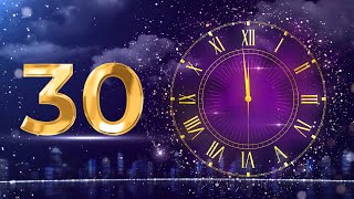 🥂 Happy New Year Countdown 2023 With Sound Effect 🥂 30 Seconds New Year Countdown ⌚ [upl. by Assiroc]