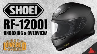 NEW Shoei RF1200 Motorcycle Helmet Unboxing amp Overview [upl. by Constancia]