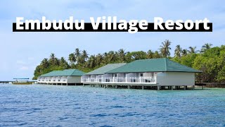 Embudu Village Resort  Budget water villas Maldives  Maldives on a budget [upl. by Hendry211]