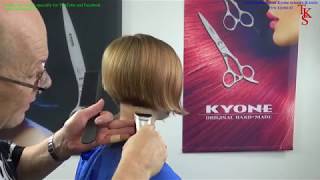 Mette and her Colorful Clipper Cut Bob Hairstyle Tutorial by TKS [upl. by Treb]