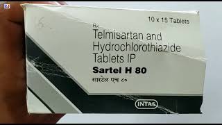 Sartel H 80 Tablet  Telmisartan and Hydrochlorothiazide Tablets Ip  Sartel H 80 Tablet Uses Dosage [upl. by Amilb59]