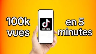 comment avoir 100000 VUES sur tiktok gratuitement  en 5 minutes [upl. by Canute]