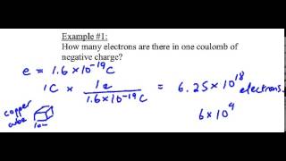 Chapter 18 example 1 How many electrons [upl. by Yrome]